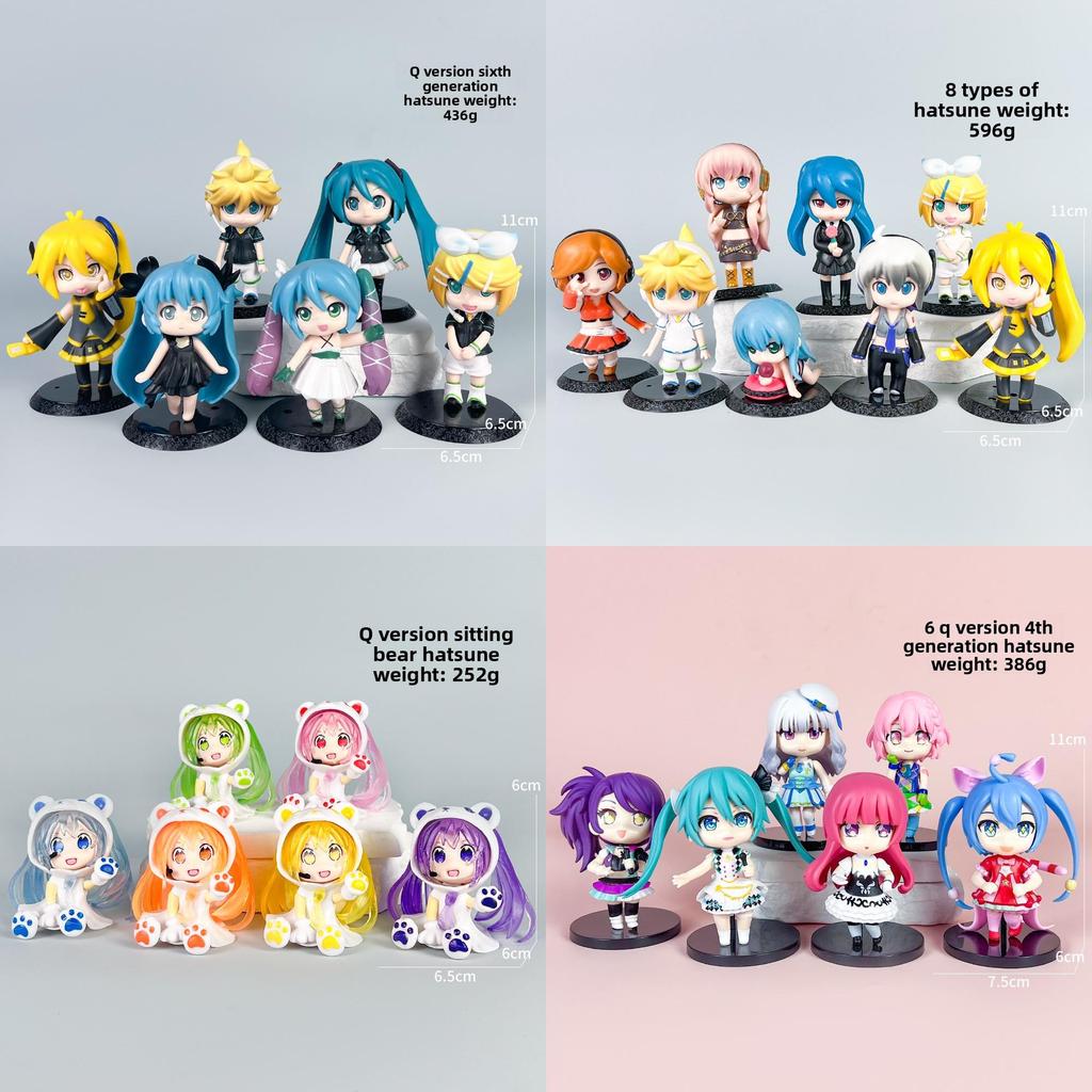 Hatsune Miku Cat Style Falling Posture Anime Fairy Tale Theme Model For Kids And Fans