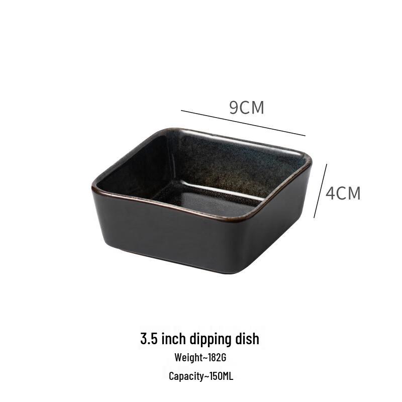 Japanese Reactive Glaze Ceramic Dipping Dishes