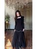 2025 Elegant Retro European Court Style Long Sleeve Dress