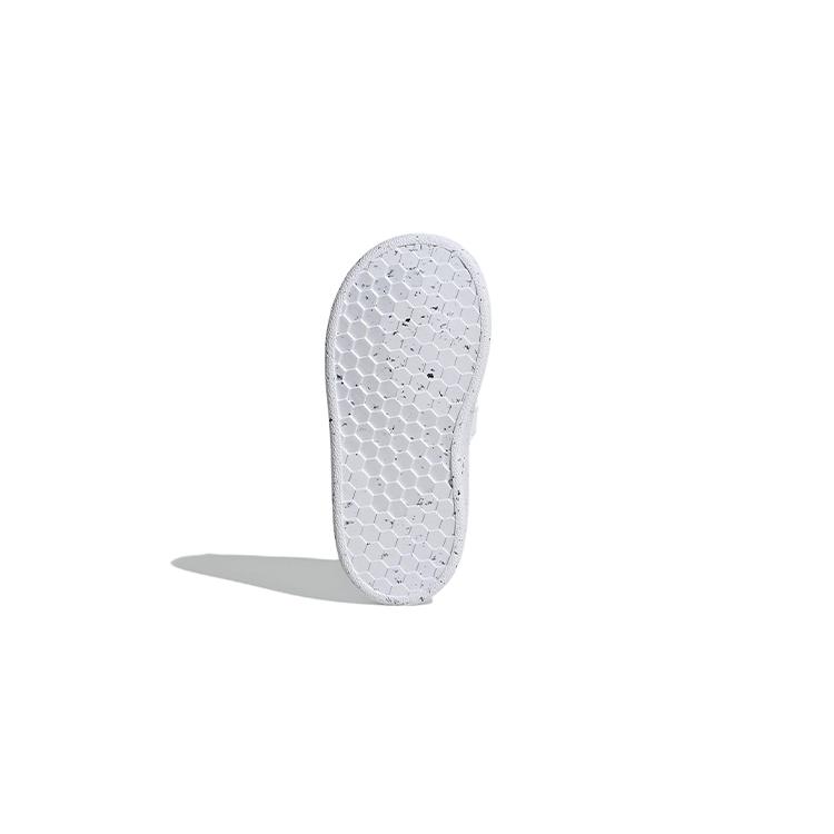 Adidas Neo ADVANTAGE Advancourt Anti Slip Wear Resistant Low Top Skateboard Shoes White Blue Infant And Toddler GW6498