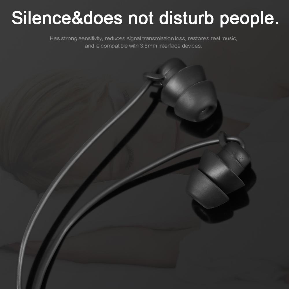 Sleep Earphone In-Ear Headset Noise Cancelling Sleeping Headphone HiFi 3.5mm Wired Headphones Mobile Phone MP3 Sleeping Earphone 2