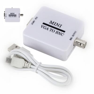SAIZHUO VGA na BNC Mini HD VGA na BNC 1920X 1080 USB Video konvertor pro domácí video, obraz, HDTV, počítačový konvertor, pro konference, divadlo, TV,