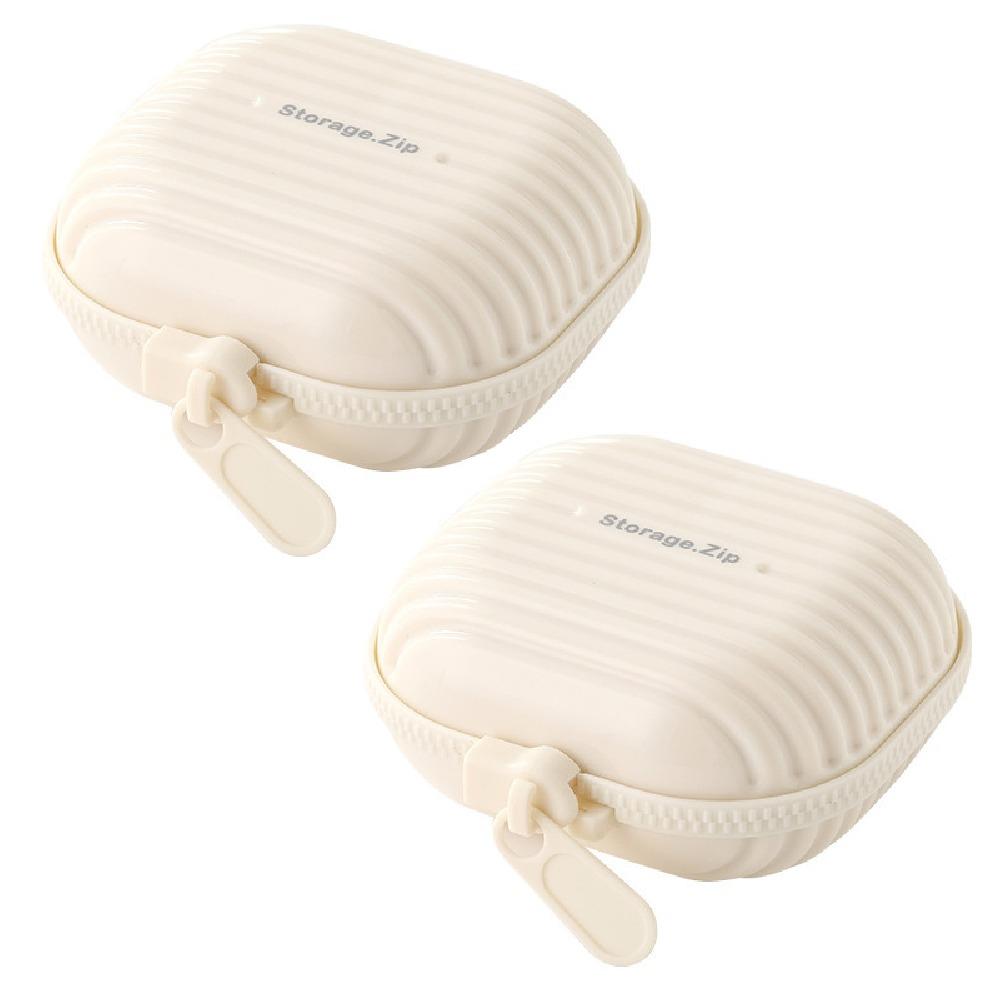 2Pcs Durable Sealed 7-Day Pill Organizer 7-Grid Reusable Medicine Storage Box Moisture-proof Dust-proof Daily Pill Box Elderly