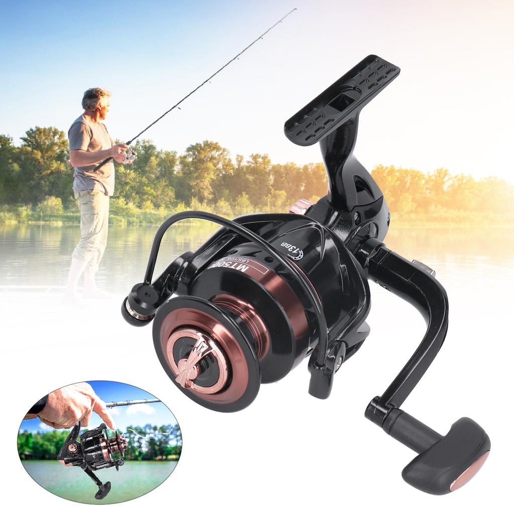 Metal Fishing Line Wheel Spool Lure Sea Rod Wire Reel Long Shot Spinning Reel AccessoryMT5000