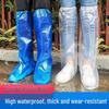 Waterproof Long Disposable Rain Boot Covers for Outdoor Use