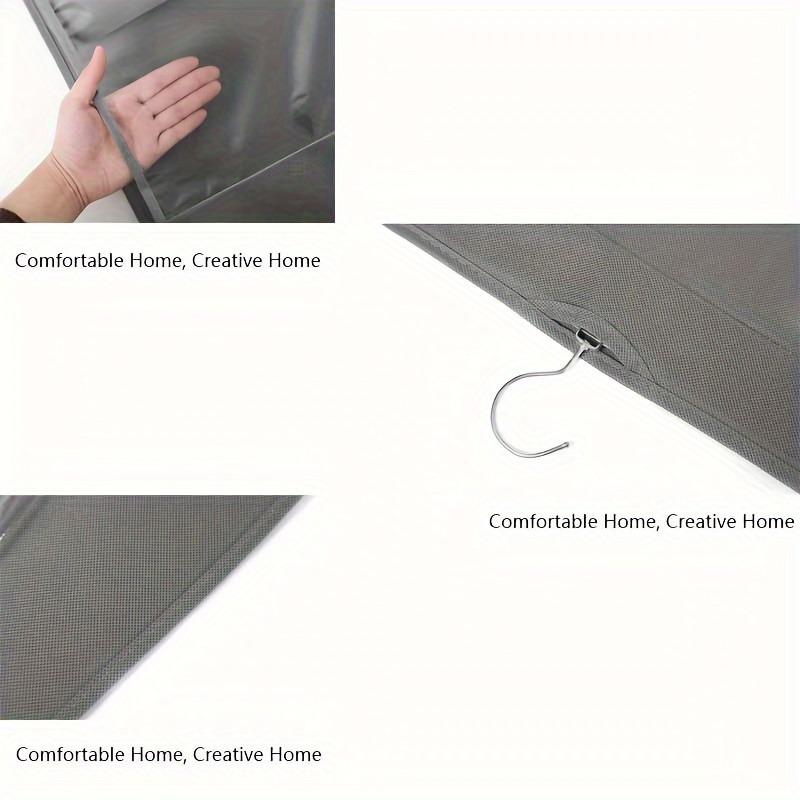 1PC 6/8 Pockets Bag storage bag Hanging double-sided transparent six-layer storage bag Bedroom wardrobe storage bag dust bag