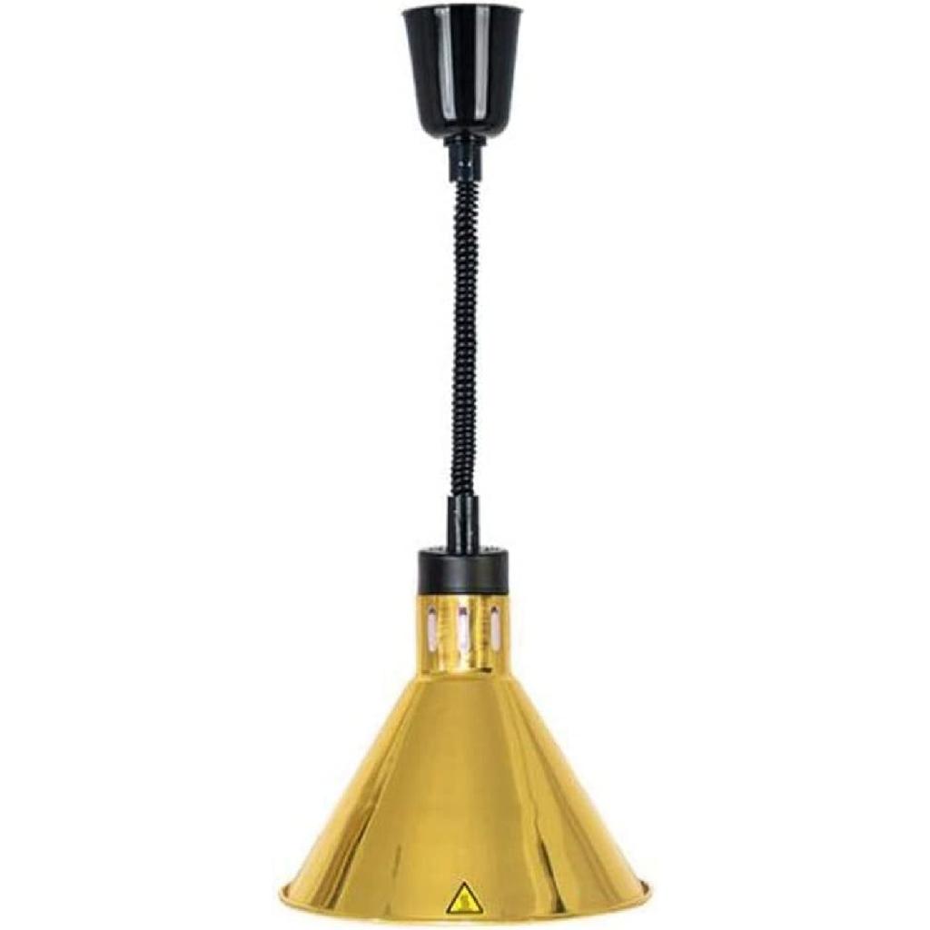 Food Warmers Food Warm Food Service Equipment Supply Length Adjustable Single Head Hanging Lamp Commercial self-Service Pizza Heating Lamp Hotel