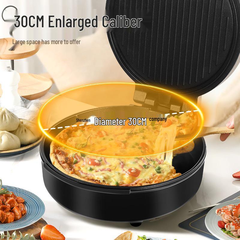Electric Griddle: Multifunctional Double-Sided Heating Pancake Maker with Enlarged Deep Pan