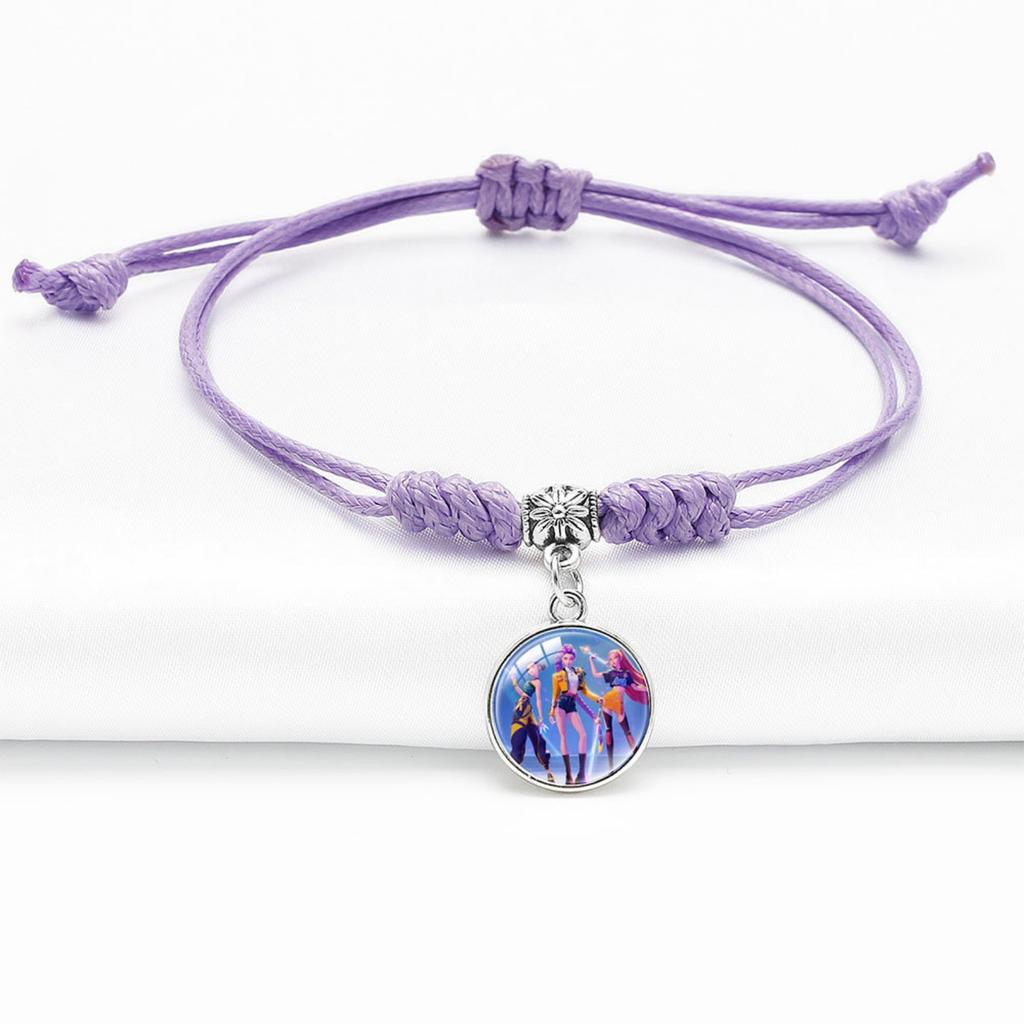 Vajra Weaving Knot Bracelet With Multi-Color Adjustable Pendant