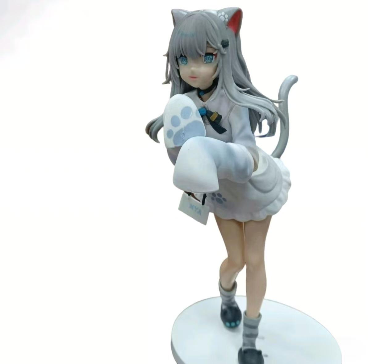 

Амагі Некомусуме Аніме Дівчина 2D Фігурка Настільна Прикраса Подарунок Bagged Amagi Catgirl