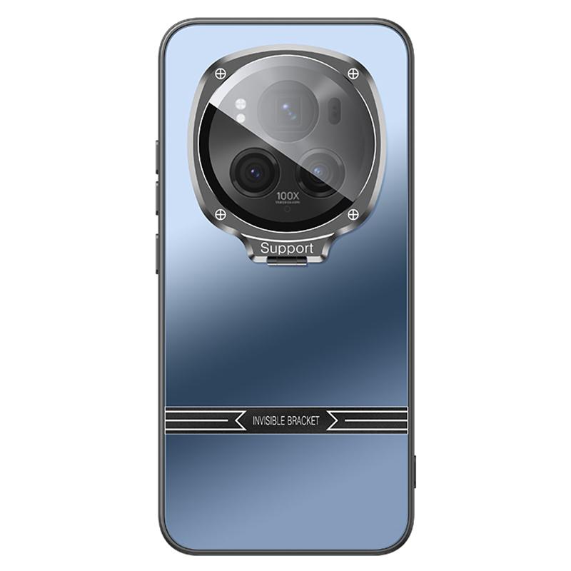 Husă Mată pentru Honor Magic6 Pro 5G Cadru Metalic pentru Obiectiv PC+TPU Husă Telefon cu Folie pentru Obiectiv