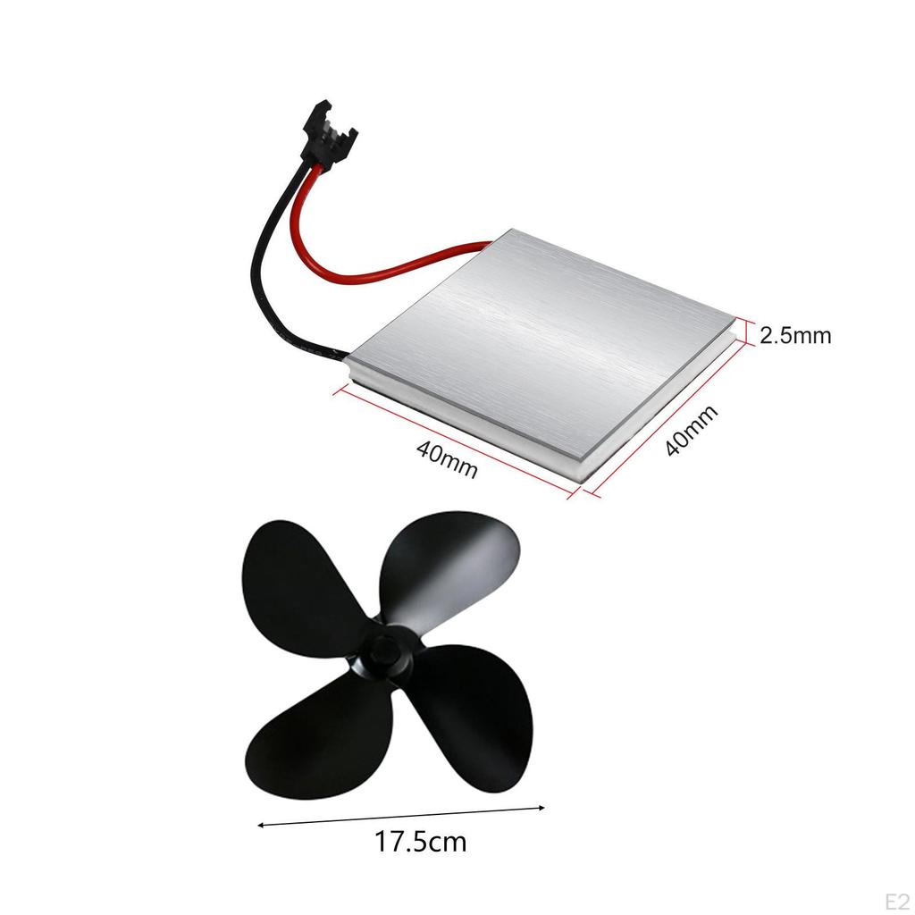 Fireplace Fan Motor Electric Power Generation Set Heater Parts Stable Stoves Heat Powered