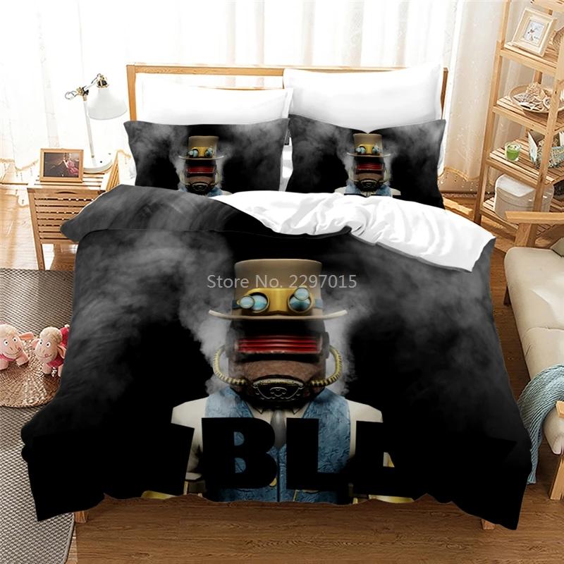 3D Cartoon Games Pattern Duvet Cover with Pillowcase Children Bedding Set Single Double Twin Full Queen King for Bedroom Decor