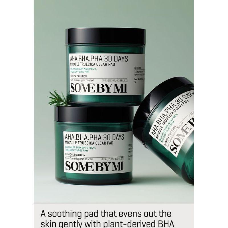 SOME BY MI - AHA, BHA, PHA 30 Days Miracle Truecica Clear Pad