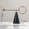 Geometric Stabilizer Rod Ornaments Desk Decoration Minimalism Metal Geometric Sculpture Modern Crafts Room Aesthetic Decor