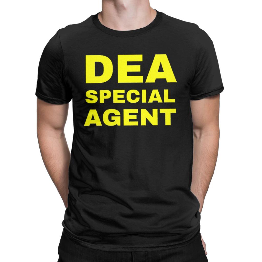 DEA Special Agent Drug Enforcement Administration T Shirt Pure Cotton TShirts For Mens Tshirt Short Sleeve Y2K Top Tees