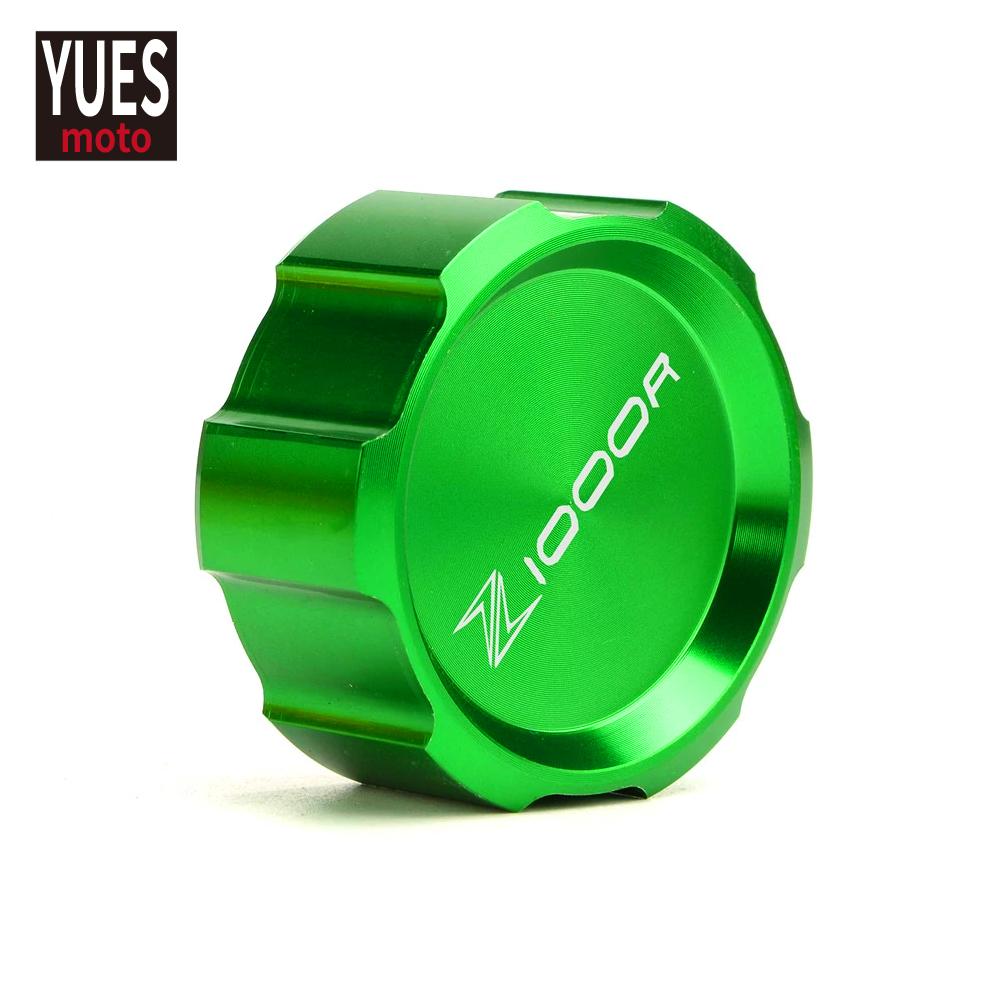 Moto příslušenství Hliníkový přední a zadní válec brzdové kapaliny Krytka hlavní nádržky pro KAWASAKI Z1000R Z1000