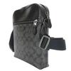 Used COACH Shoulder Bag 4010 Signature PVC/leather Black Dark Gray Casual