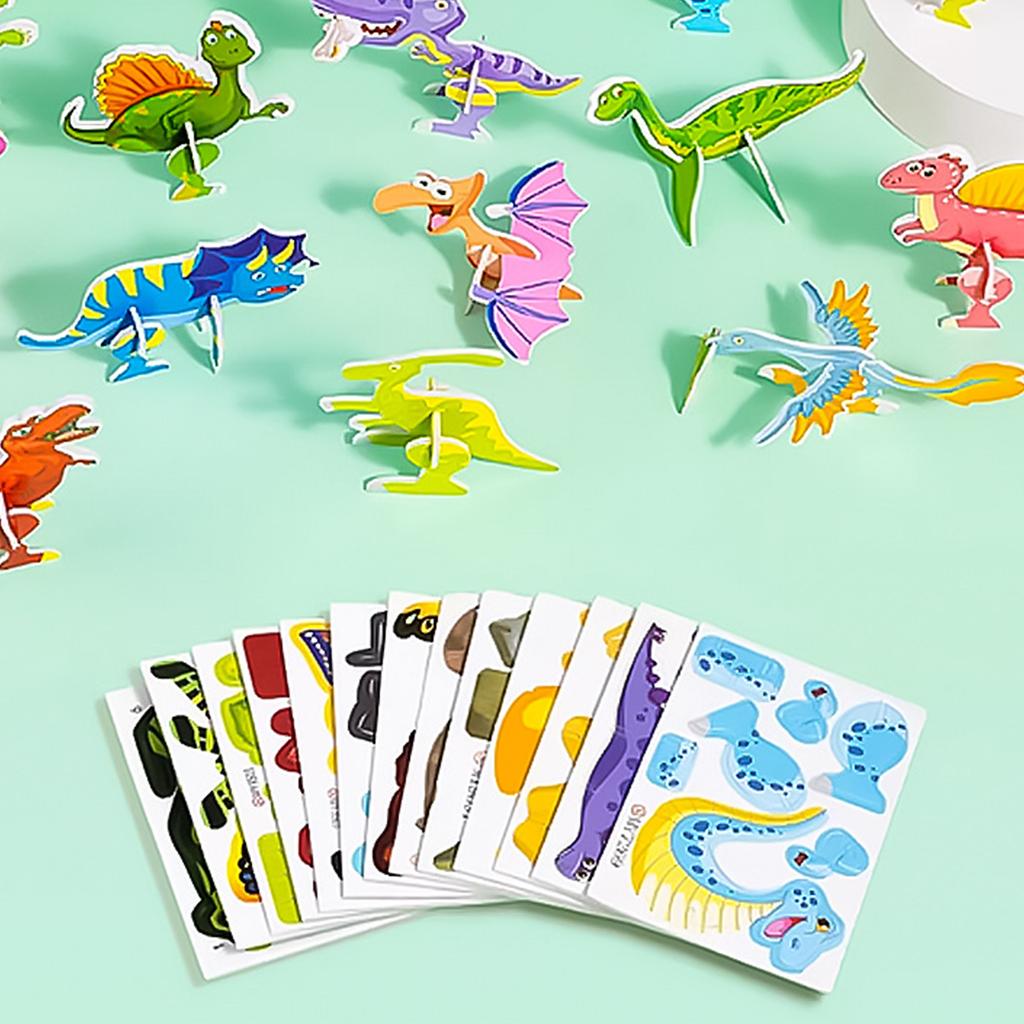 25 STÜCKE/Set Buntes Puzzle Spielzeug Cartoon Tier Thema Puzzle Block Lernspielzeug für Kinder Hand-Auge-Koordination Spielzeug