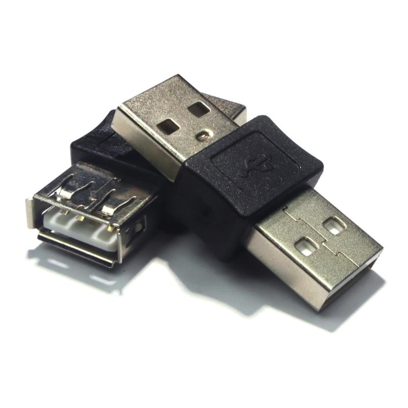 2Pcs USB Type A Converters Adapters Plugs and Play Design For Laptops Keyboards Stable Connection