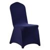 50 Pcs Navy Blue Chair Covers, Polyester Spandex Chair Cover, Stretch Slipcovers for Wedding Party Dining Banquet Flat-Front Chair Covers, Fits Chair