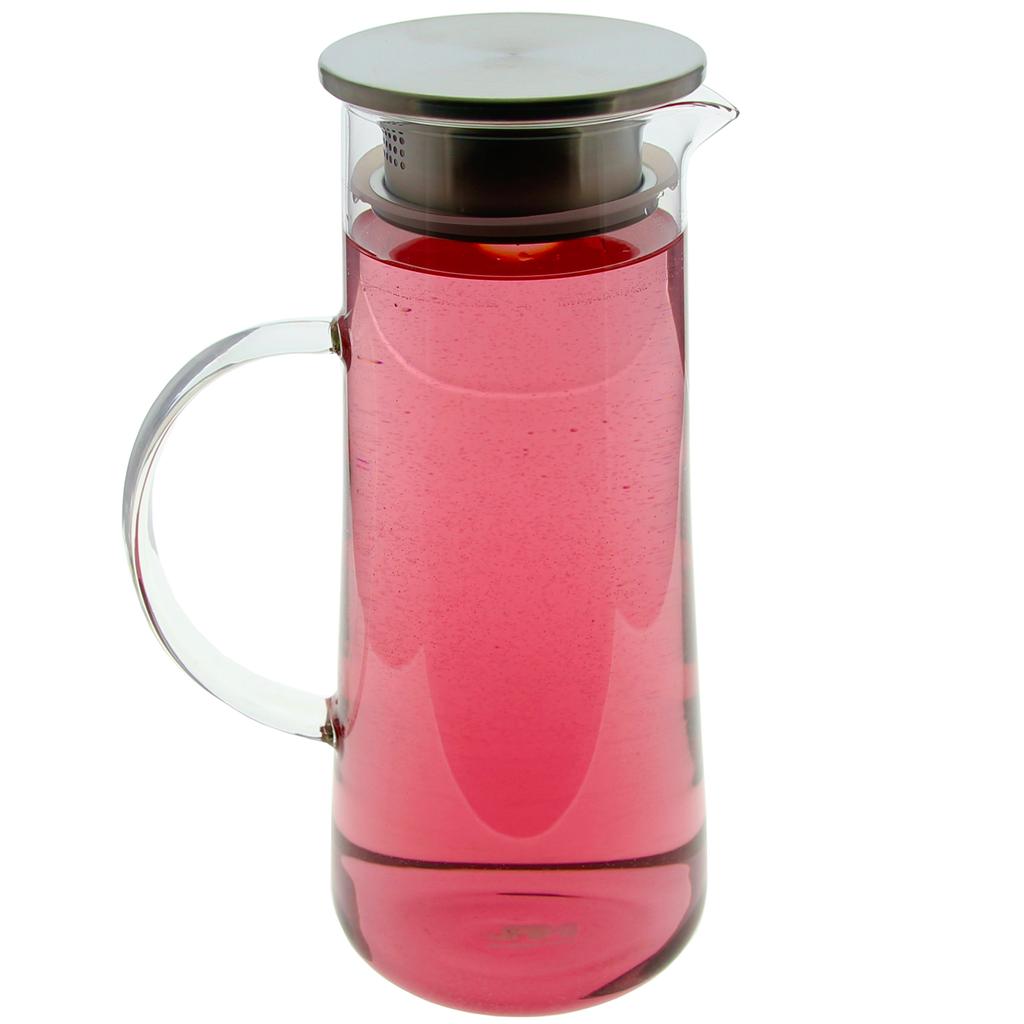 Glass Jug For Mulled Wine Tea Coffee Water Juice Lemonade 1.3L