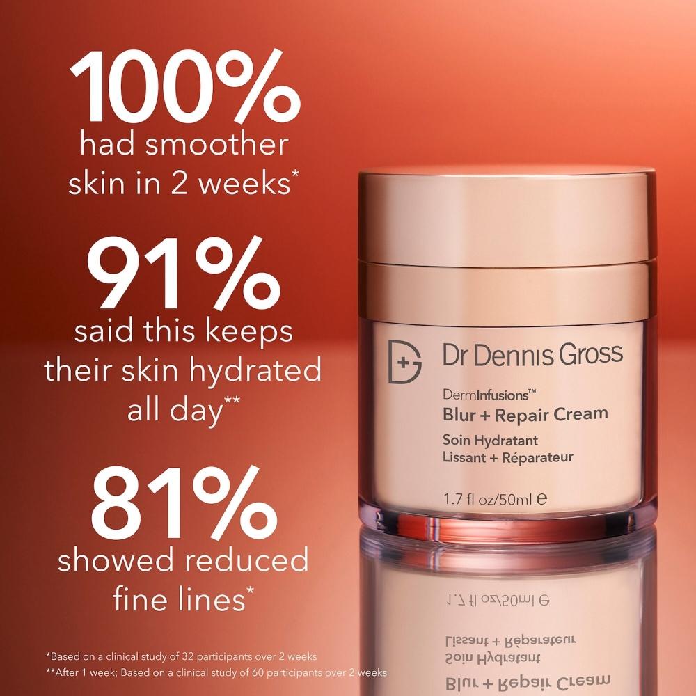 DR. Dennis Gross Blur + Repair Creme Hyaluronsäure   Peptide 1,7 oz