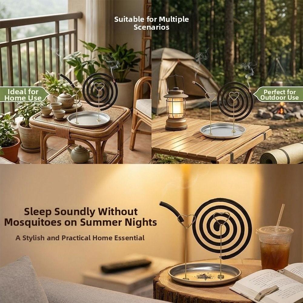Multi-function Magnetic Mosquito Coil Holder Broken Incense Sandal  Home Incense Mosquito Repellent
