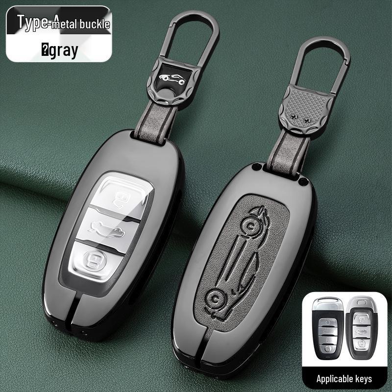 Metal Key Shell Set for Hongqi: HS5, HS7, H9, H5 Models (2019+) Key Case & Bag