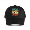 Retro Bruh Daddy Bold Lettering Baseball Cap Fashion Outdoor Sports Sunhat Unisex Snapback Cap Womens
