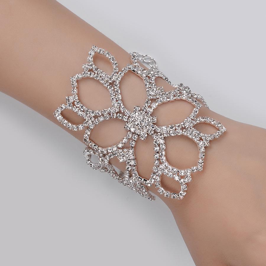 European & American Bride Beach Rhinestone Anklet Bracelet - New Style