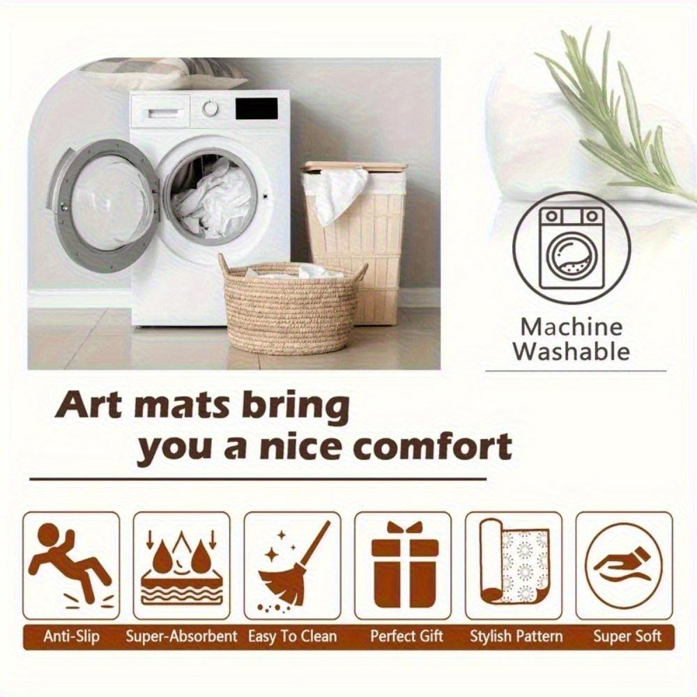 Animal Print Area Mat Non Slip Machine Washable Polyester Flannel Zebra Leopard Pattern Living Room Bedroom Office Holiday Decor