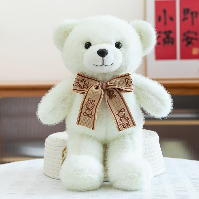 Teddy Bear Cute Bow Ribbon Bear Plush Toy Doll Hug Bear Doll Birthday Gift