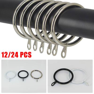 Metal Curtain Rings Curtain Rod Hooks Voile Heavy Duty Rings Curtain Circles Curtain Iron Rings With Earrings Curtain Rod Hooks