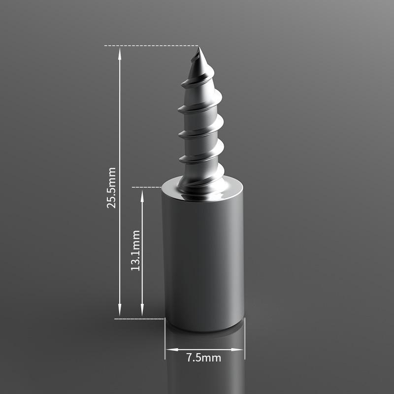 

Цельный саморезный гвоздь для поддержки полки и шкафа для перегородок и стеклянной фурнитуры