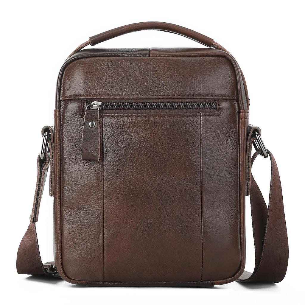 Genuine Leather Shoulder Bags For Men Messenger Bag Vintage Tote Crossbody Bags Handbag