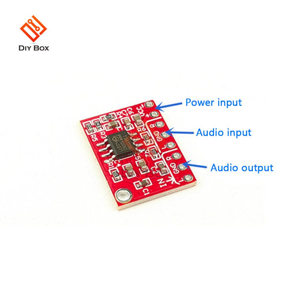 Mini TDA1308 Kopfhörer-Leistungsverstärkerplatine Modul Audio-Vorverstärker 3V-6V Klasse A Klasse B Stereoklangplatine Niedrigleistungs-Verstärker