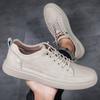 Fashion Men Casual Shoes Outdoor Genuine Leather Breathable Comfortable Men's Shoes 2024 Spring Men Sneackers Male Skate Shoes