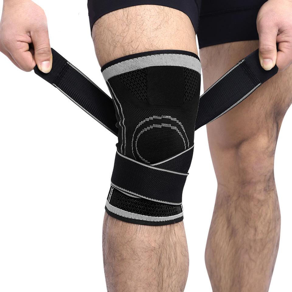 

1Pcs Knee Protect 3D Weaving Герметизуючий наколінник Sport Professional Protection Баскетбол Піші прогулянки Велоспорт Безпека XL
