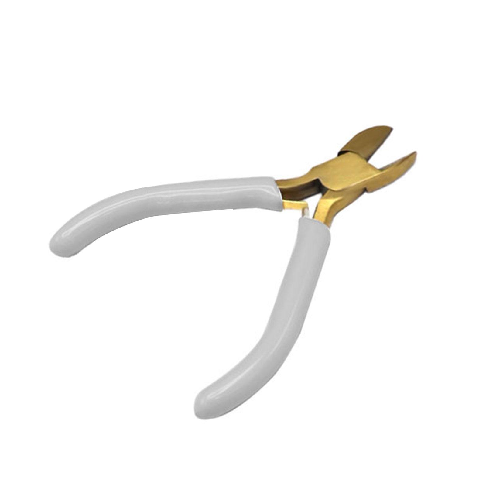 

Stainless Steel Jewelry Plier Ergonomic Handle Needle Nose Plier for Jewelry Making Handcraft Bead Work Repair Tool A