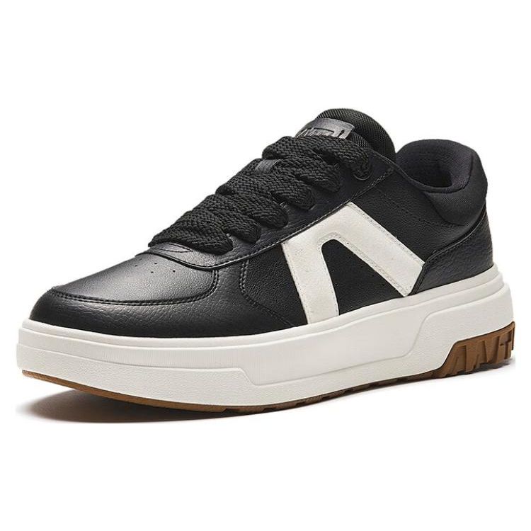 Anta A Path Anti-Slip Shock Absorption Low-Top Sneakers Men Sneakers Black White 112348071-2