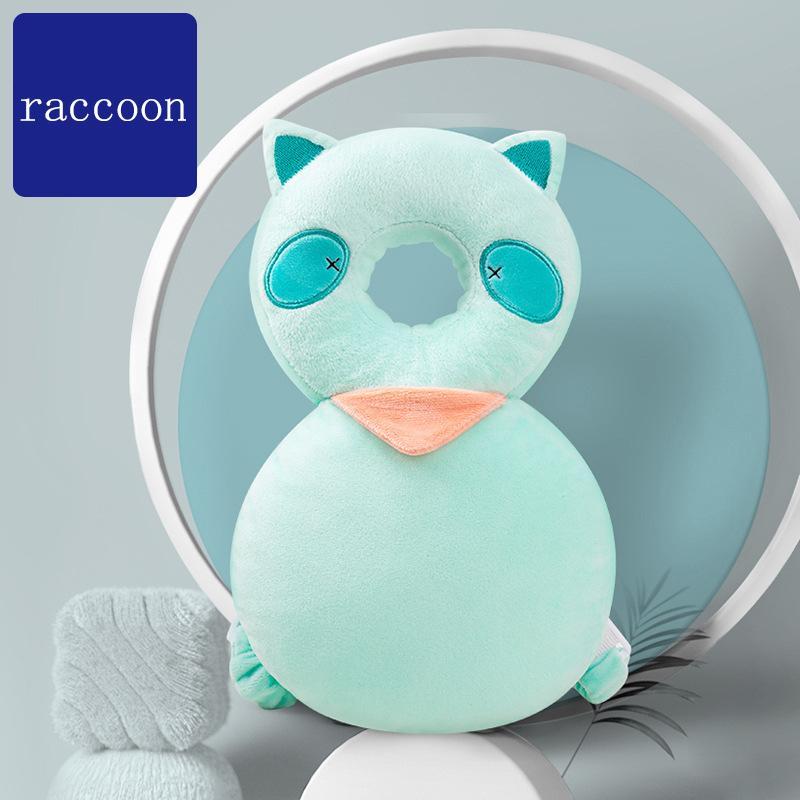 Cuscino per Bambino Cartone Animato Cuscino in Stile Peluche Protezione per la Testa di Sicurezza per Bebè Cuscino da Zaino per Bambino Bambini Morbido Cotone PP