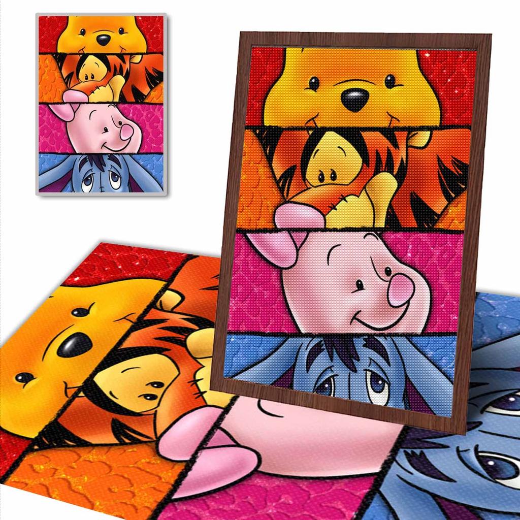 DIY Diamond Painting Lovely Little Animals Cross Stitch Kit Mosaic Art Diamond Painting Full Circle Diamond Home Decoration