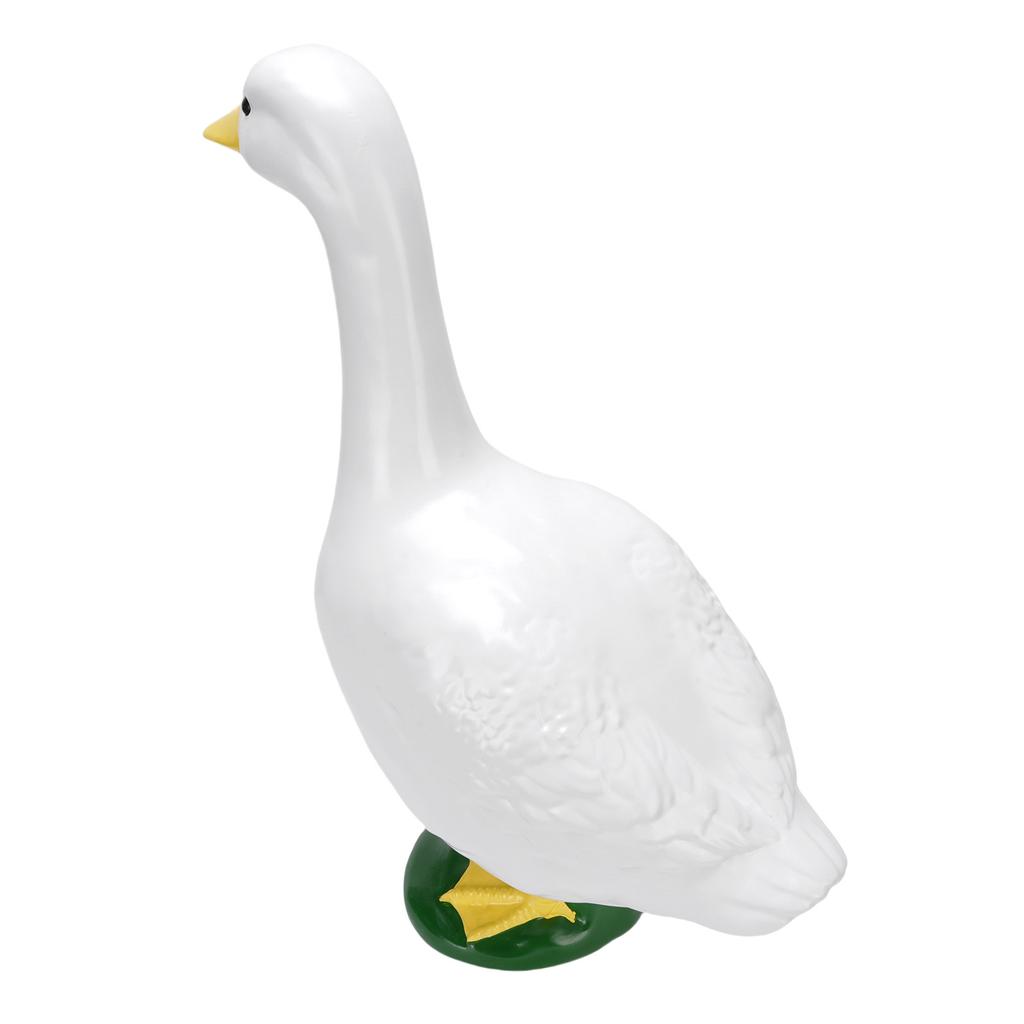 Garden Goose Statue Large Size Resin Lifelike Goose Sculpture Ornament for Pool Yard Outdoor Garden Decoration