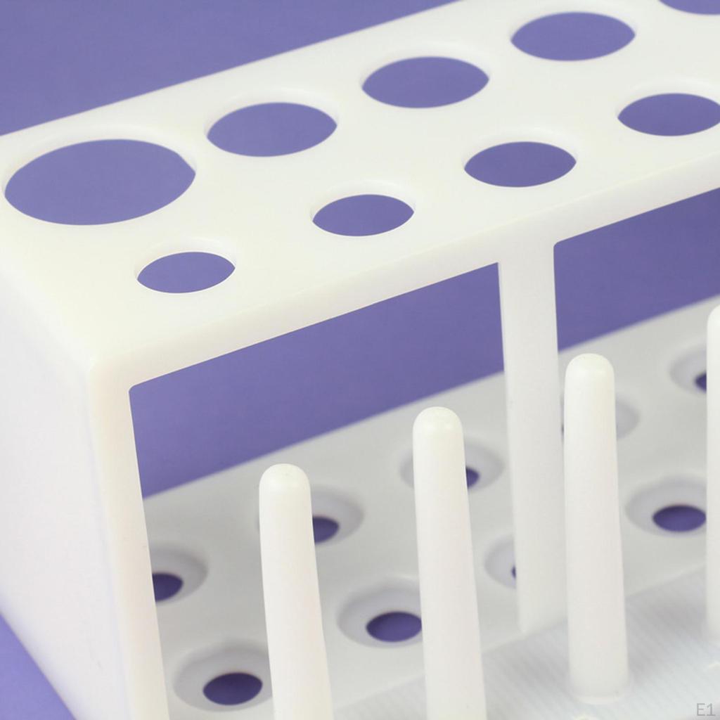 Test Tube Holder Storage Organizer 19 Holes Practical Stable Portable Professional Centrifuge