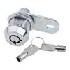 Cabinet Cam Lock 17mm 2 Key 90 Degrees Desk For Enclosures Furniture Lock Machine Mailbox Pull Keyed Practical