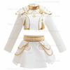 Girls Party Carnival Idol Roleplay Suit Fashion Shorts+top+jacket Three-piece Set Spring Birthday Party Costume Kids