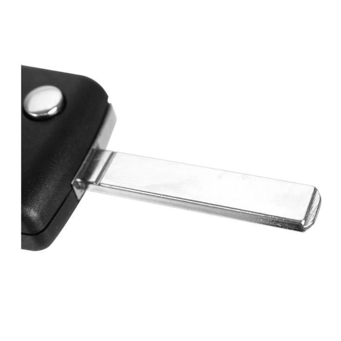 Key Shell for Citroen C4 C5 C4 Picasso C6 - CE0536 - 3-Button Remote Plip Headlight Model with Battery Location Phonillico®