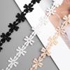 1Pair Lace Flower Decor Bra Straps, Adjustable Versatile Anti-Slip Shoulder Strap For Women'S Lingerie And Bra Accessories