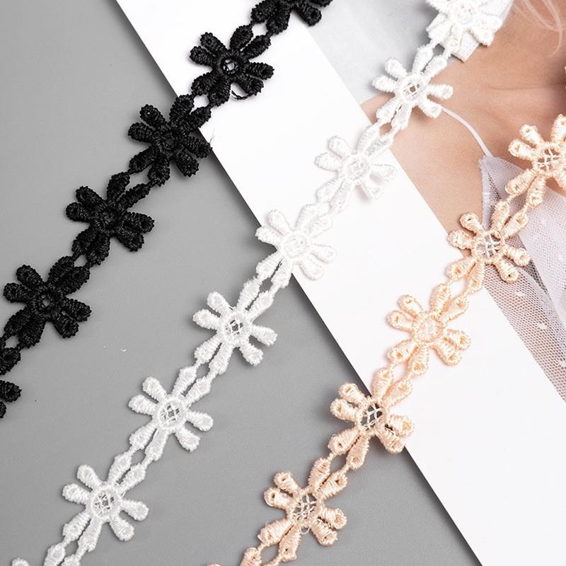 1Pair Lace Flower Decor Bra Straps, Adjustable Versatile Anti-Slip Shoulder Strap For Women'S Lingerie And Bra Accessories